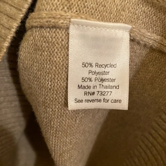 Croft & Barrow Women’s Scoop Neck Cable Knit, Lightweight, LS Sweater. Taupe,2X - Picture 4 of 4